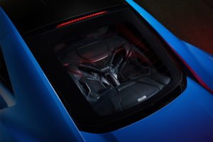 Acura NSX Long Beach Blue 2021 motor