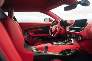 Aston Martin DBS GT Zagato impresión 3D piezas en Oro