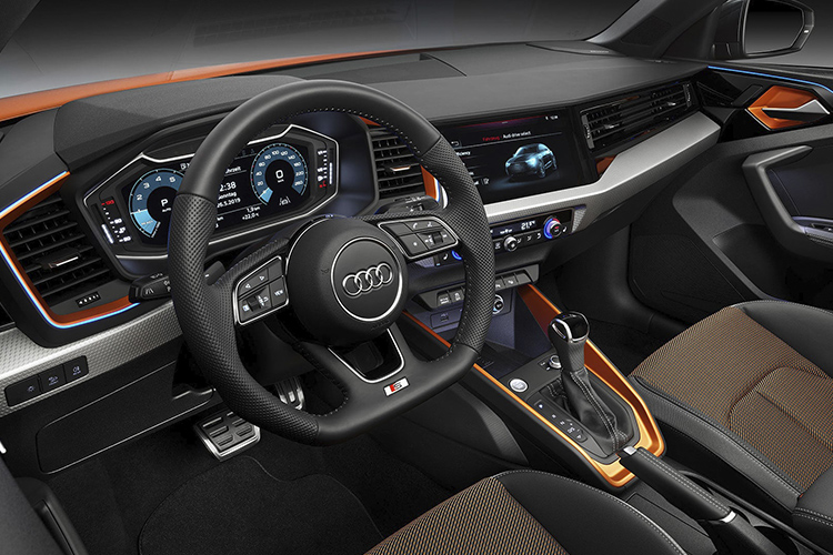 Audi A1 Citycarver crossover interior colores personalizados