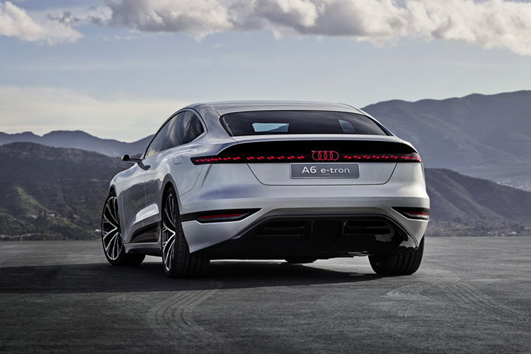 Audi A6 e-tron concept car diseño tecnología