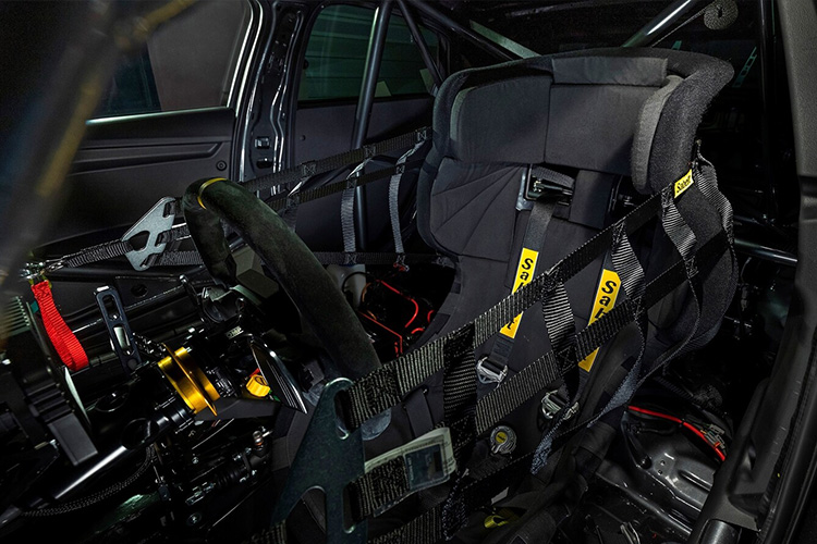 Audi RS 3 LMS coche de competición seguridad interior modelo