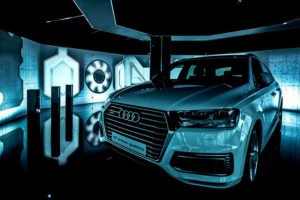 Audi e-tron experiencia en sala de hiperrealidad innovaciones