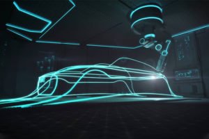 Audi e-tron experiencia en sala de hiperrealidad vehiculos electricos