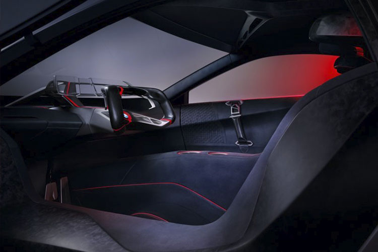 BMW Vision M Next hasta 100 kilómetros de autonomía interior tecnológico