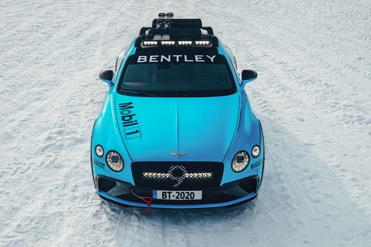 Bentley Continental GT Ice Race diseño