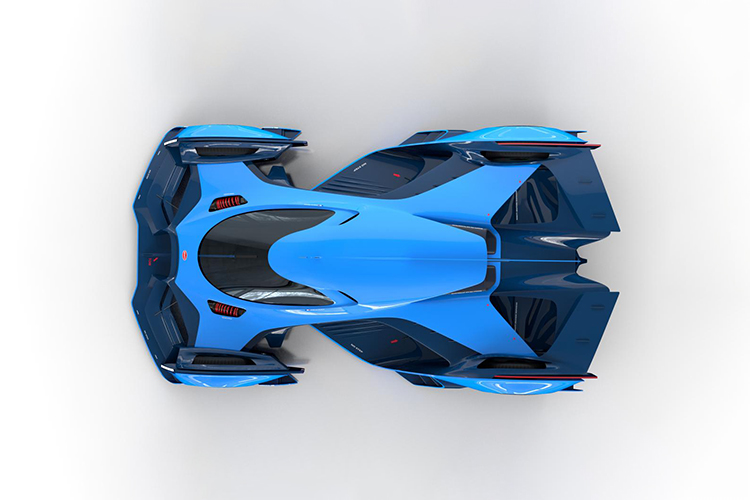 Bugatti Vision Le Mans diseño