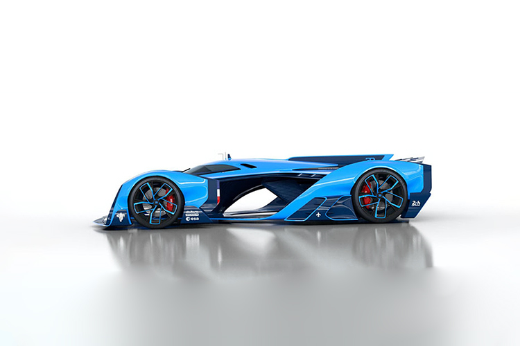 Bugatti Vision Le Mans monoplaza competición