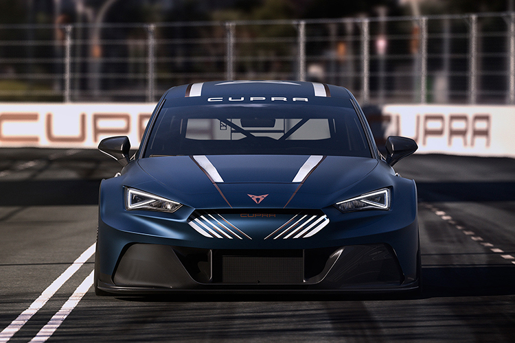 Cupra León e-Race diseño