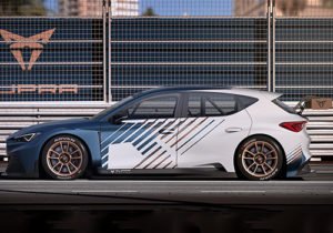 Cupra León e-race carrocería
