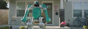 Robot Digit cuenta con cámaras y sensores para entregar a domicilio mercancia trabajando de la mano con vehiculos Autónomos FORD