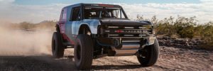 Ford Bronco R prototipo de competición modelo tamaño vehiculo motor tecnologia competencia baja 1000 baja california
