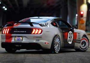 Ford Mustang modificado de Ryan Blaney 2019 competencia SEMA SHOW
