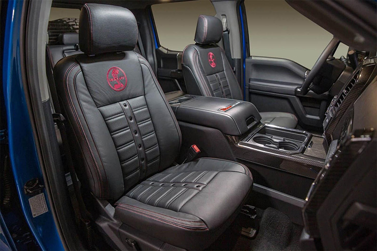 Ford Shelby F-250 Super Baja edición especial interior asientos