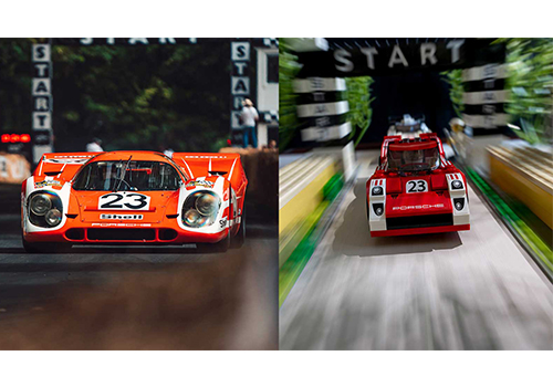 Fotografo de carreras recrea imagenes de Porsche en Festival de Goodwood
