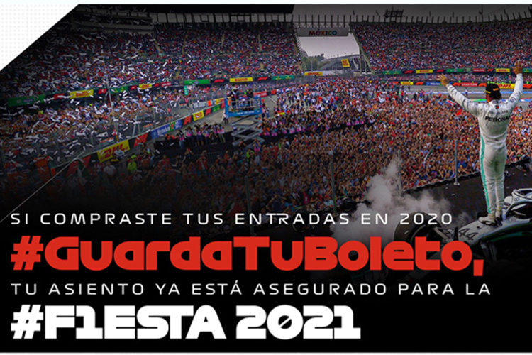 Gran Premio México 2020 cancelado