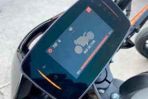 harley-Davidson LiveWire con pantalla táctil