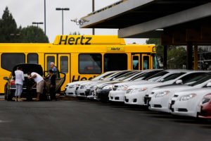Hertz se declara en bancarrota renta de coches