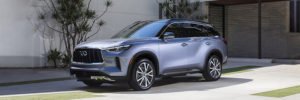 Infiniti QX60 2022 rediseñado y semiautónomo diseño tecnologia equipamiento desempeño rendimiento motor potencia acabados innovaciones variantes disponibilidad SUV México precio espacio cromo