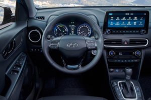 Interior del Hyundai Kona Híbrido