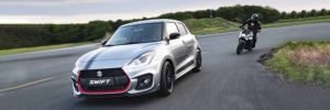 Nueva edición especial Suzuki Swift Sport Katana_homenaje a moto Suzuki Katana 1981 autos motos velocidad homenaje edicion especial edicion limitada precio calidad durabilidad vehiculos utilitarios deportivos velocidad motocicletas suzuki katana sable samurai emblema
