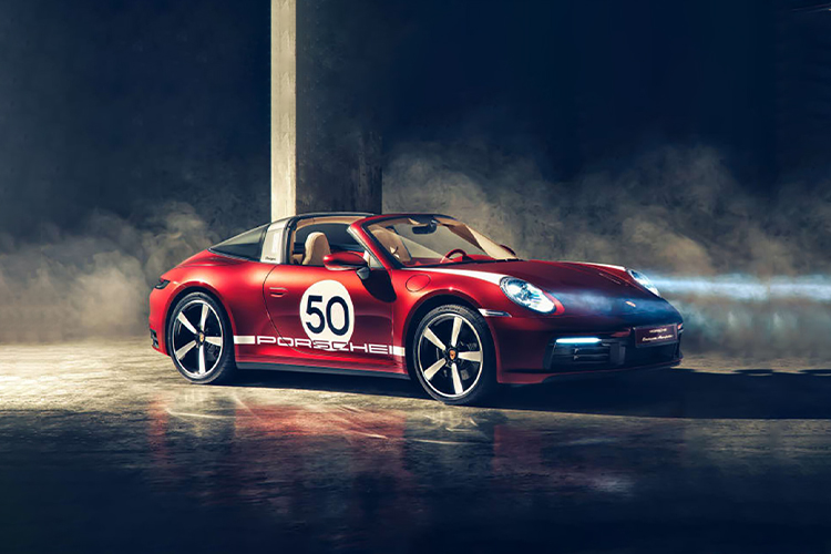 Porsche 911 Targa 4S Heritage Design tecnología