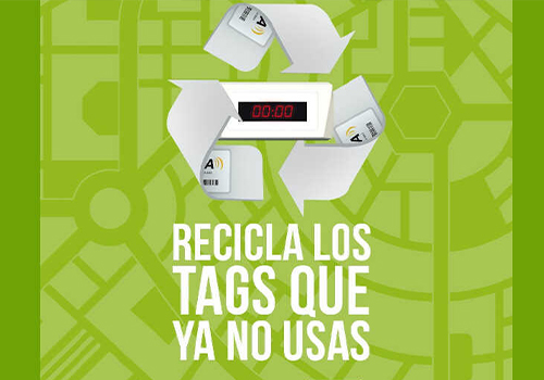 Primer campaña de reciclaje por televía tarjeta de pago usuarios campaña