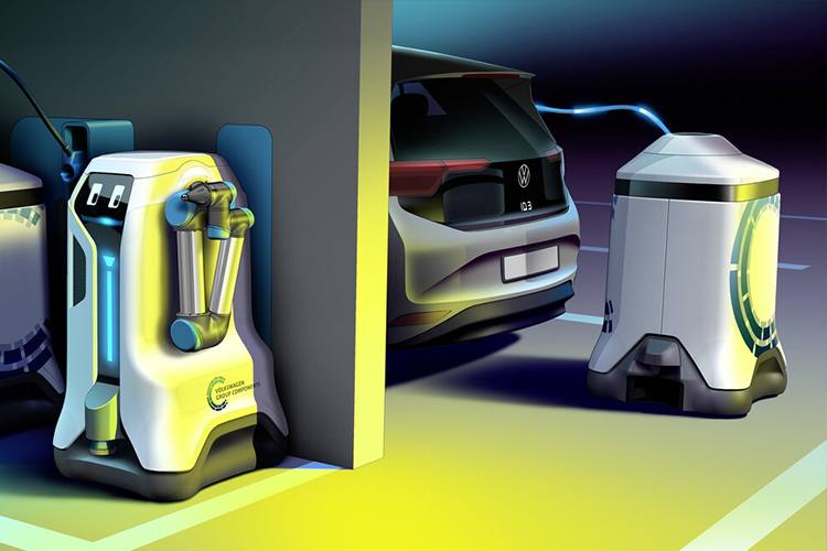 Robot Autónomo para cargar vehículos, el nuevo desarrollo de autos híbridos y eléctricos