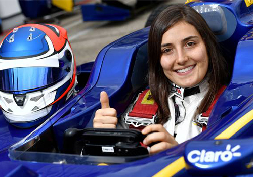 Tatiana Calderón mujeres piloto en la Fórmula 1
