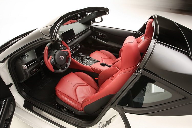 Toyota GR Supra Sport Top one-off concept car interior