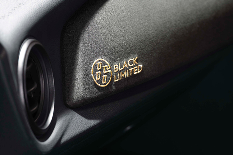 Toyota GT86 Black Limited emblemas edición especial
