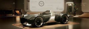 Toyota e-Racer concept con lentes de realidad aumentada prototipo