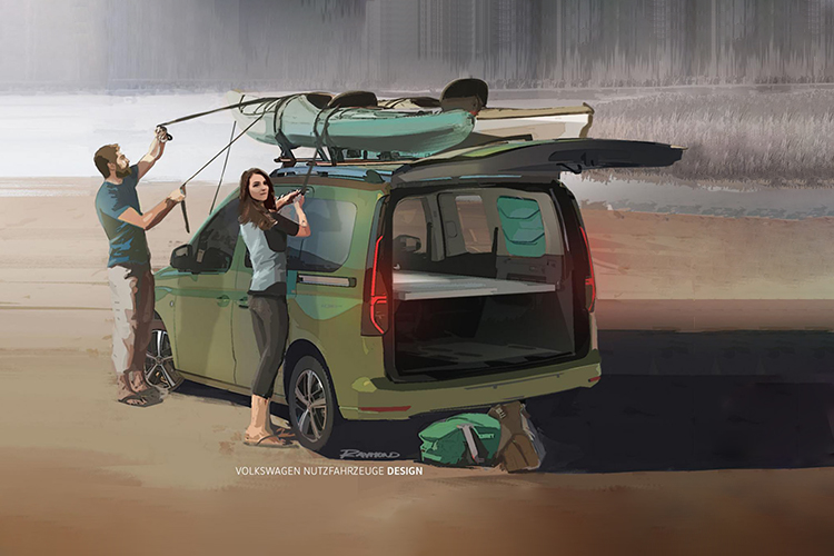 Volkswagen Caddy MINI-Camper espacio