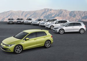 Volkswagen Golf 8 generaciones