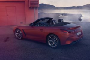 bmw z4 roadster en color rojo