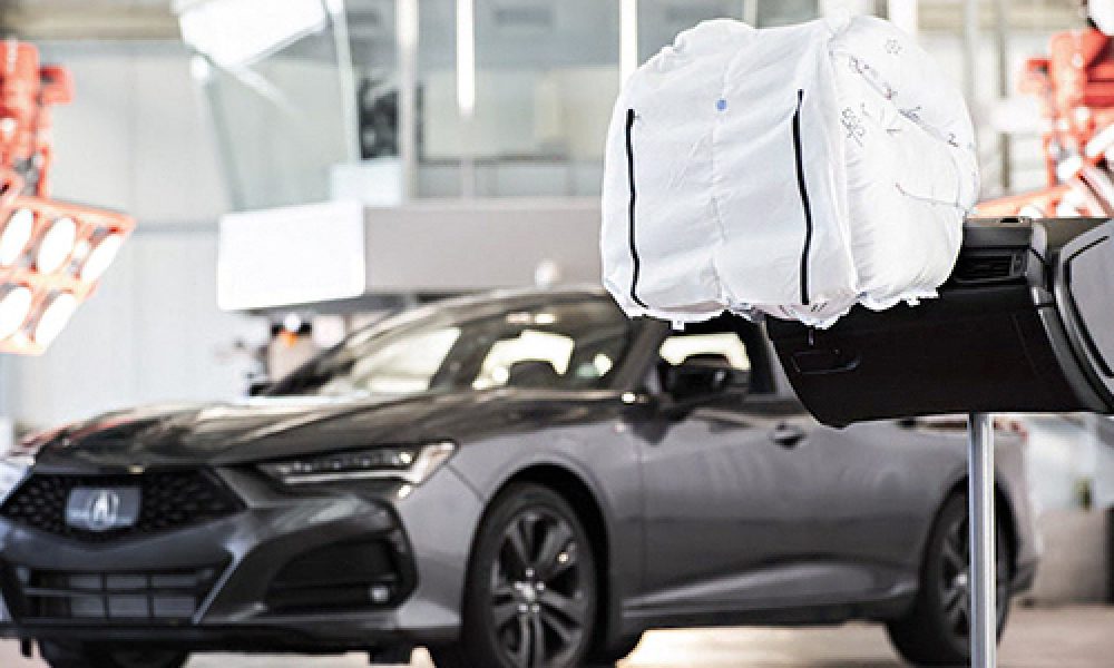 Acura desarrolla nuevo airbag que funciona como guante de beisbol nuevo diseño y tecnología