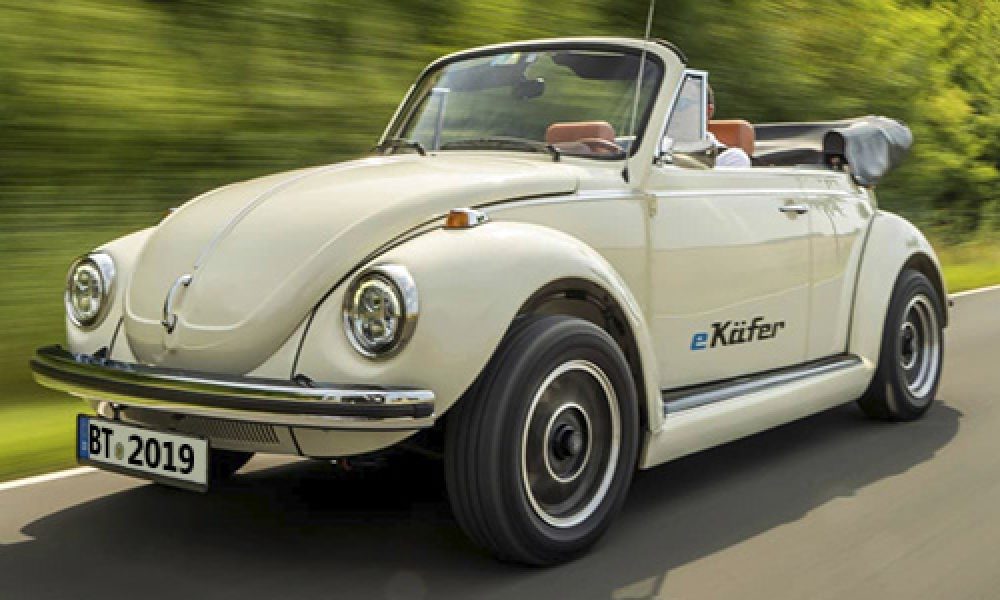 Beetle eléctrico transformado por Volkswagen y eclassics velocidad vehiculo innovaciones clasico durabilidad rendimiento plataforma sistema tecnologia tamaño