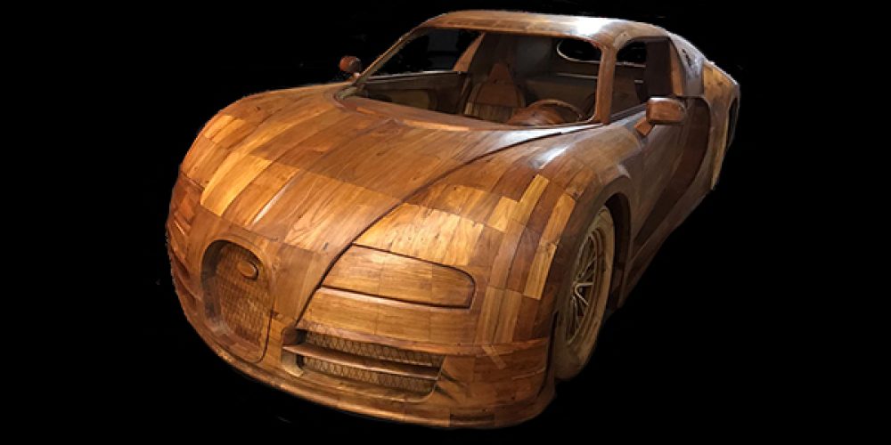 Bugatti Veyron, ¡Construido en madera!