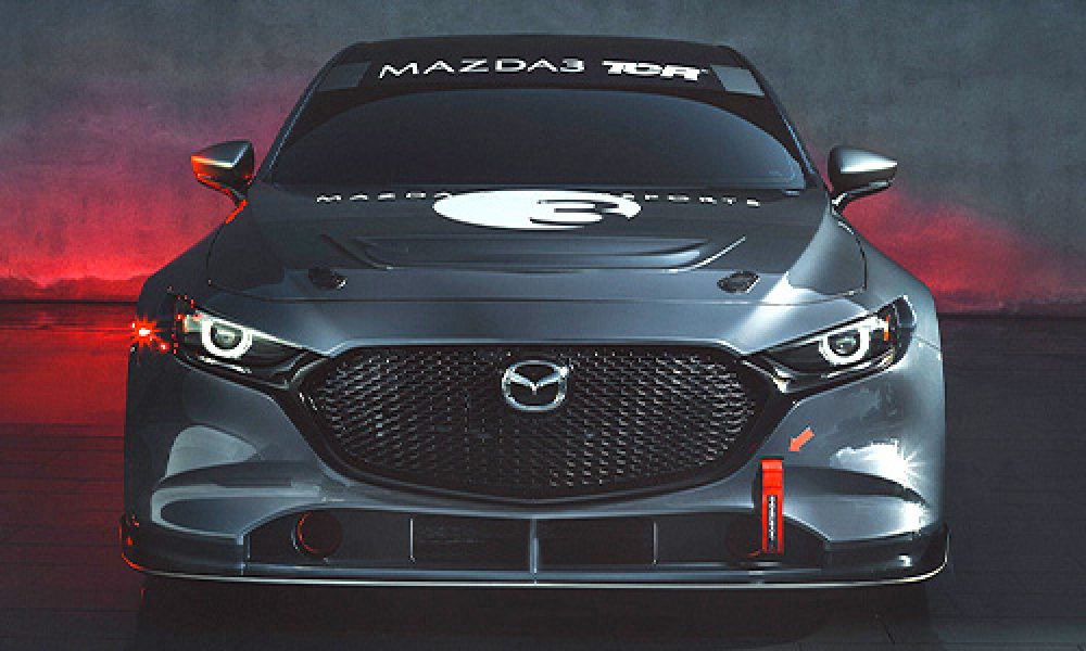 Mazda 3 TCR vehiculo de competición equipos privados autos 2020 debut 24 horas de daytona innovaciones tecnologia sistema durabilidad calidad resistencia campeonato gtr