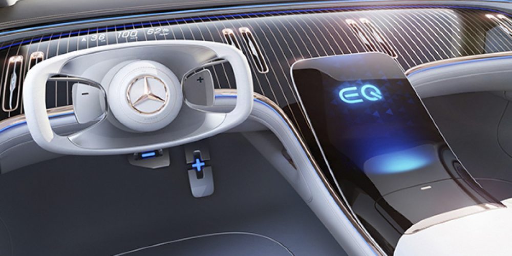 Mercedes-Benz EQS hyperscreen, la nueva super pantalla