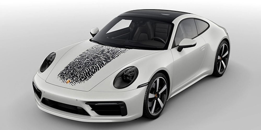 Imprime tu huella dactilar ¡En el Porsche 911!