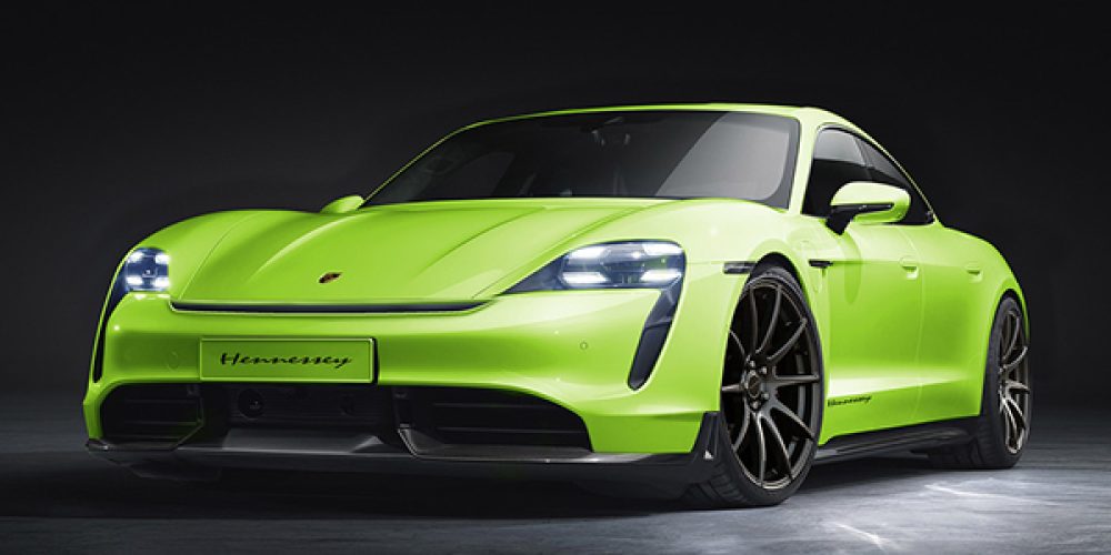 Hennessey modificará al Porsche Taycan 100% eléctrico