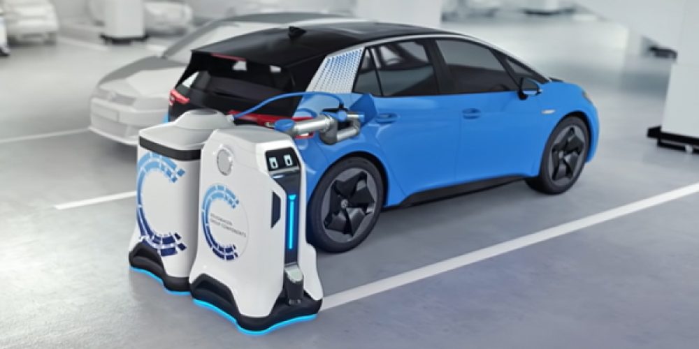 Robot Autónomo para recargar autos, Volkswagen lo desvela
