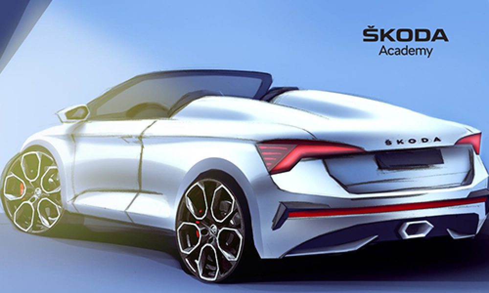 Skoda Scala Spyder concept car escuela Skoda nuevos prototipos