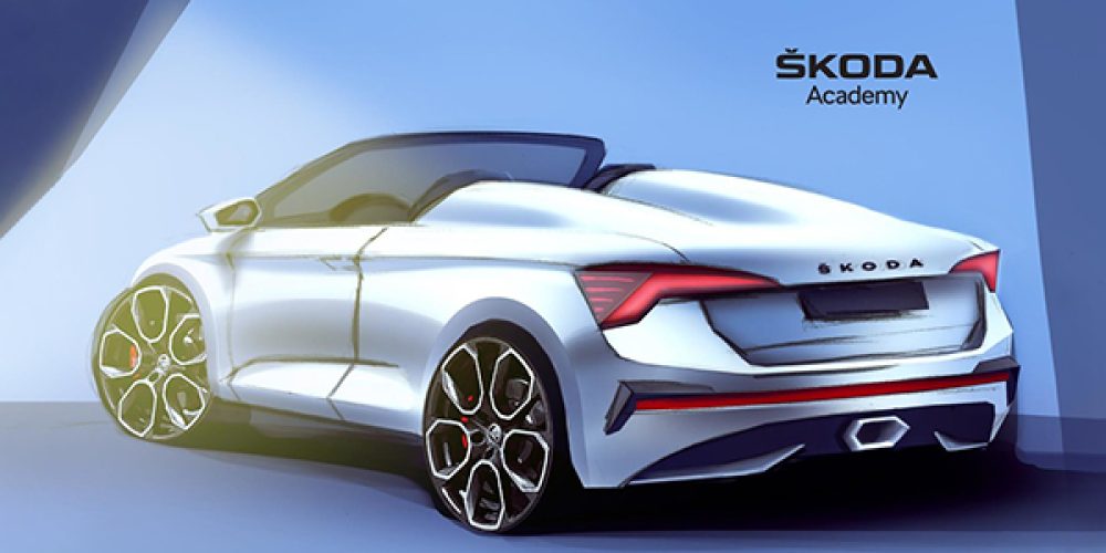 Škoda Scala Spyder, el nuevo concept car descapotable