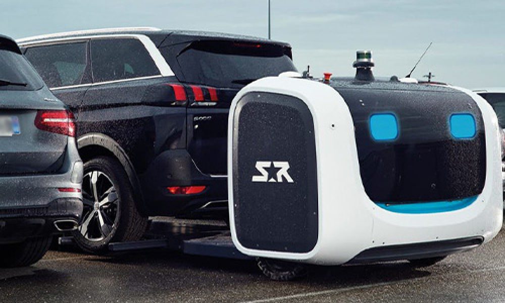 Stan, el robot valet parking, autonomo, en pruebas robot futuro innovaciones tecnologia stanley robotics grua auto aeropuerto de londres vuelo calidad cuidado valet parking