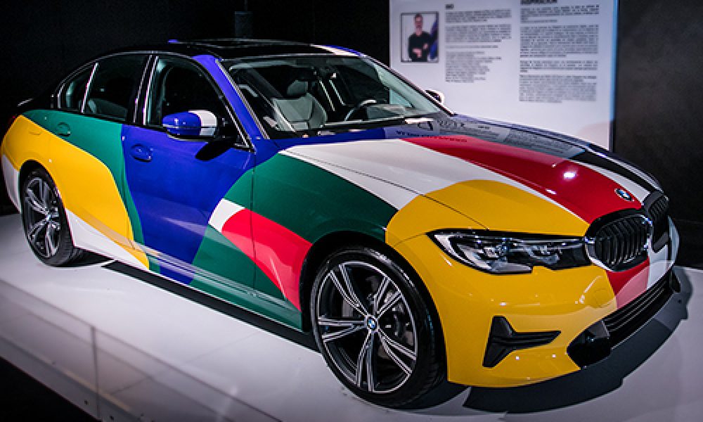 art car del serie 3 artistas trabajan con autos BMW producidos en México bmw serie 3 alemania rosas arte diseño tecnologia innovaciones