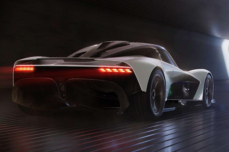 hypercar Aston Martin Valhalla con nuevo motor v6 híbrido