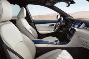 interior del Infinit QX50