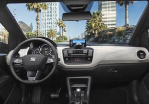 interior del Seat Mii eléctrico