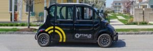 optimus ride el vehiculo autonomo que circulara en parque industrial navy yard vehiculos autonomos innovaciones velocidad resistencia tiempo espacio estados unidos
